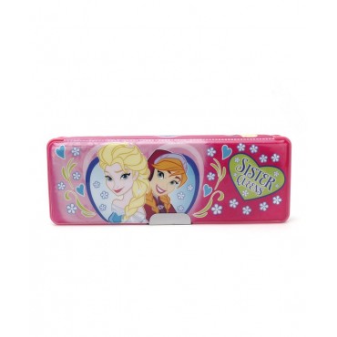 Disney Frozen Sister Queen Pencil Box, Pink